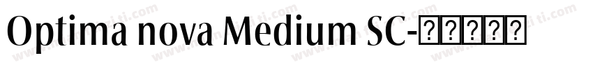 Optima nova Medium SC字体转换